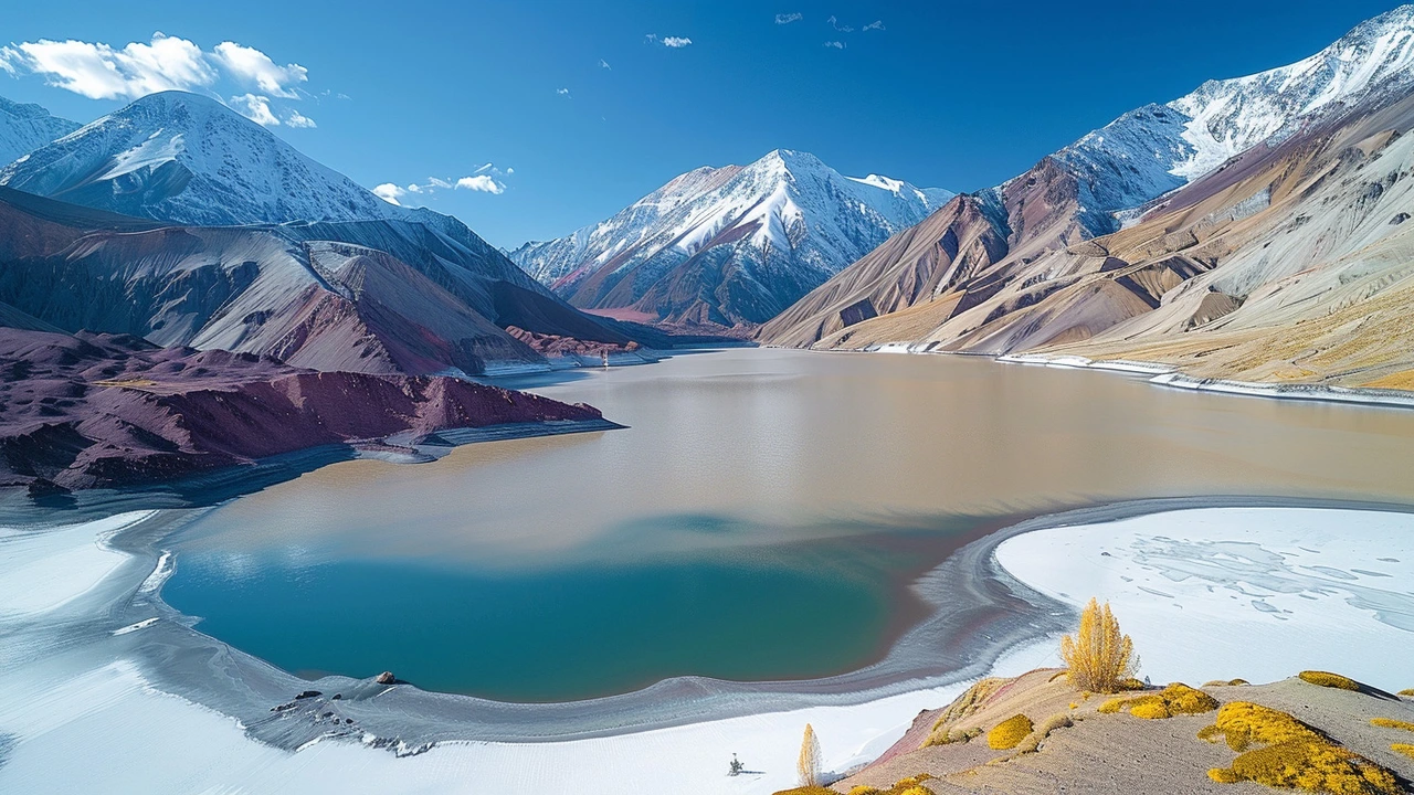 Imagen Impresionante del Embalse El Yeso Después de la Nevada: Cómo Llegar y Consejos para el Viaje