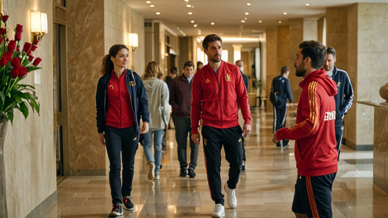 Gavi llega a Berlín para unirse a la selección española en la final de la Eurocopa