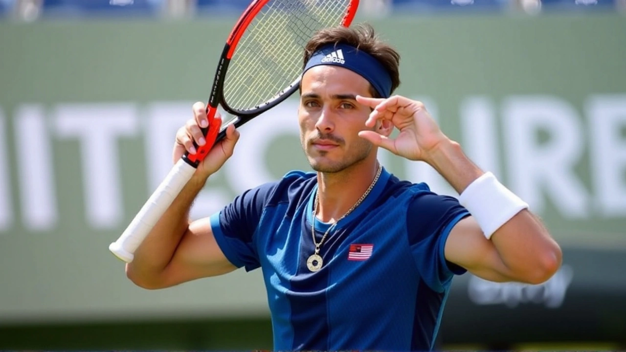 Alejandro Tabilo caído en un emocionante enfrentamiento contra Holger Rune en el ATP Tokio