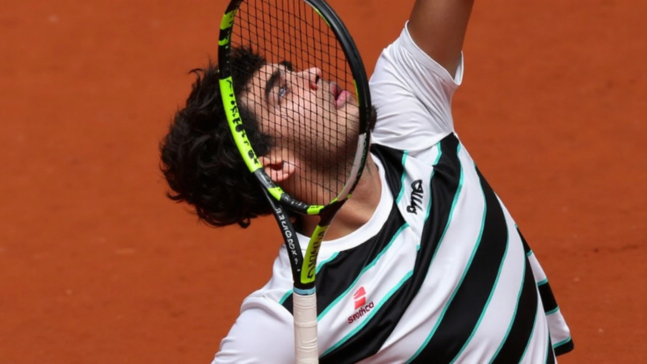 Alcaraz arrasa en su debut en Roland Garros ante Giulio Zeppieri