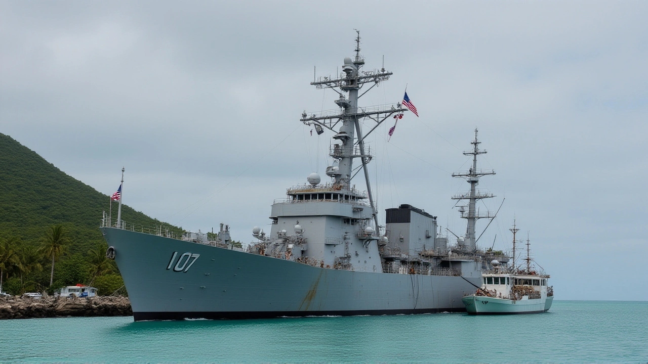USS Gravely atraca en Trinidad y Tobago mientras EE.UU. escala presión militar en el Caribe